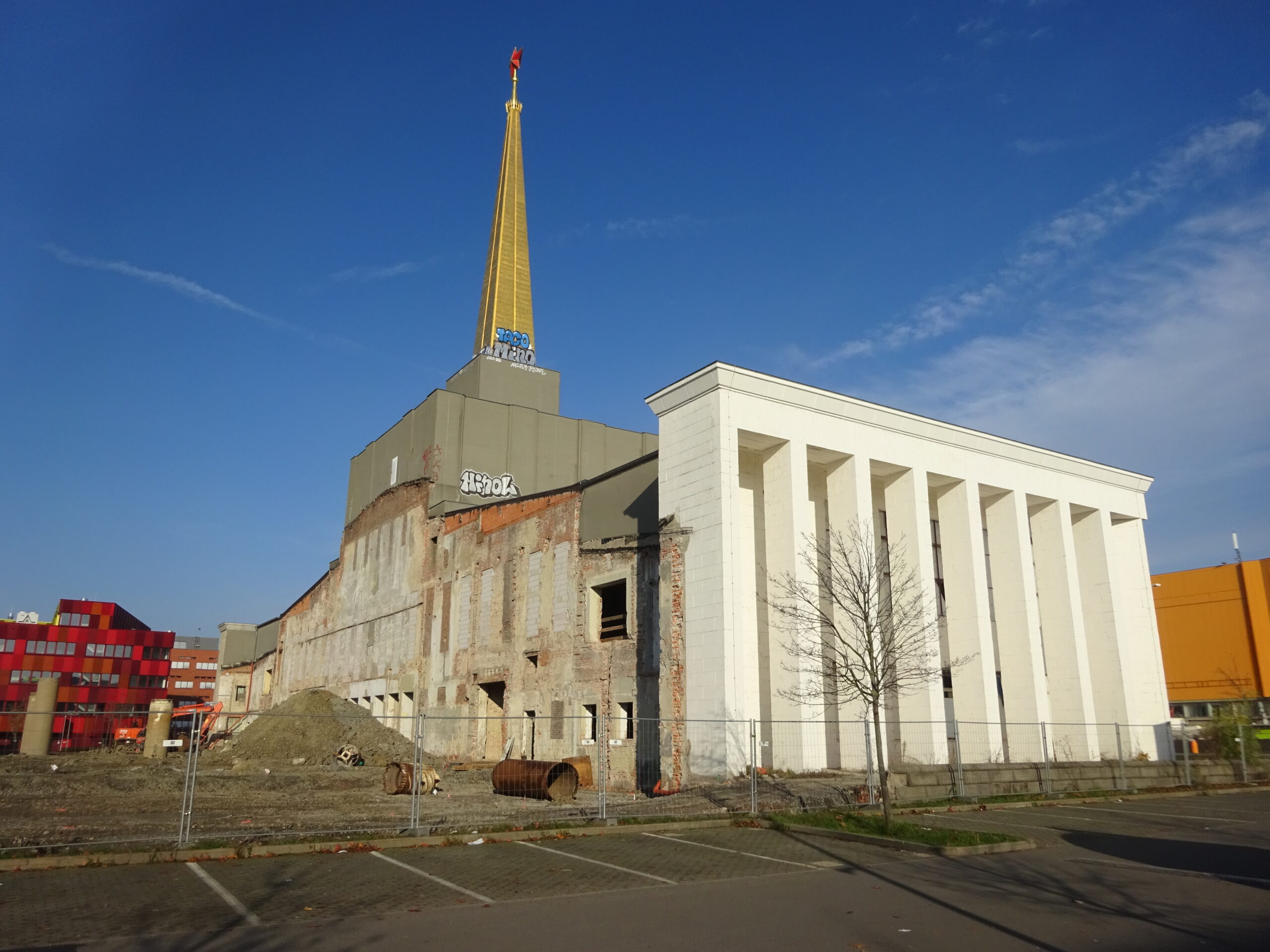 Leipzig: Umbau des Sowjetischen Pavillons der alten Messe hat begonnen