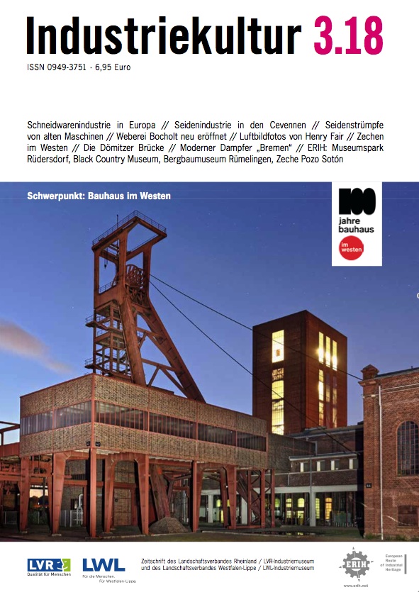 Essen: Zeitschrift Industriekultur 3.18 / Bauhaus im Westen erscheint